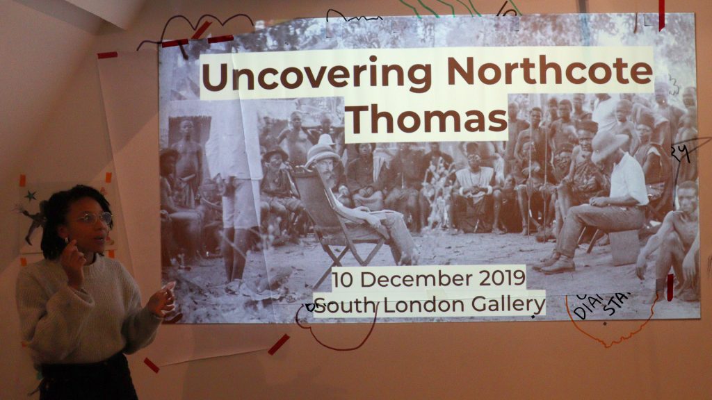 SLG Art Assassins, Emmanuelle Andrew's presentation Uncovering Northcote Thomas