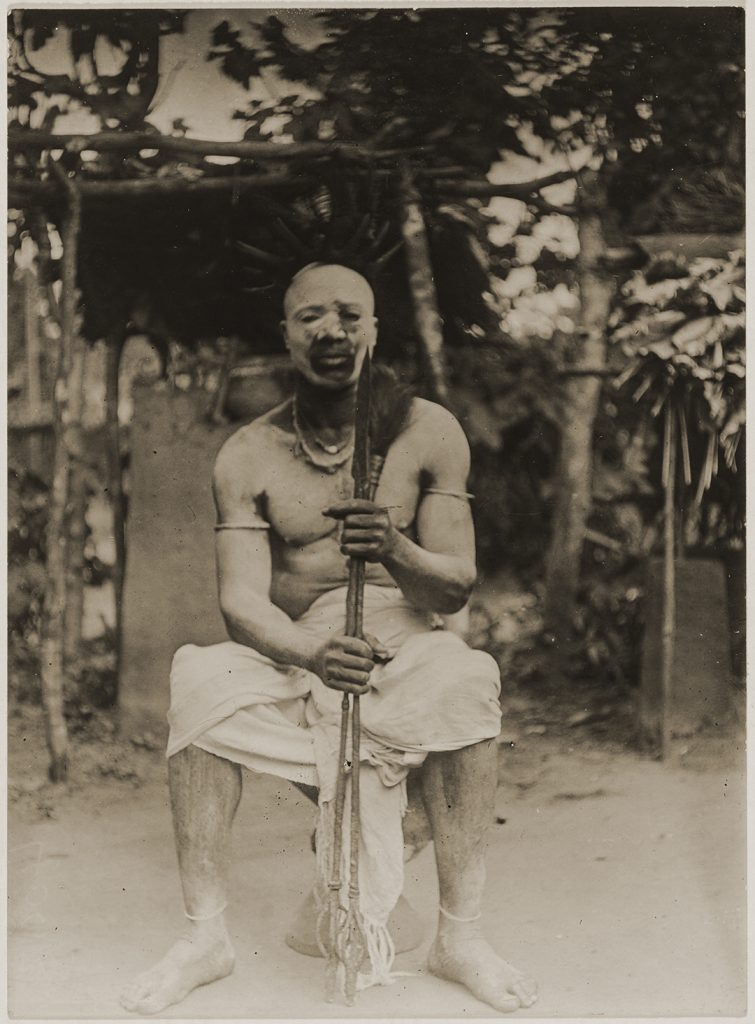Northcote Thomas photograph of Obi Mgbeze Okpanam after his title-taking