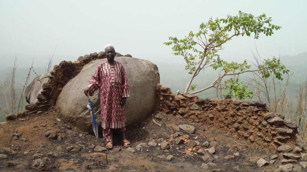 Chief Amadu Baio Conteh at Old Yagala, Sierra Leone