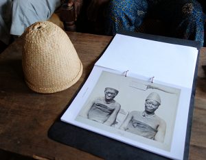 Photo elicitation research in Afokpella, North Edo. Photograph by Paul Basu.
