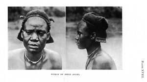 N. W. Thomas, Anthropological Report on the Ibo-speaking Peoples of Nigeria, Part IV, PLate 18. Woman of Isele Asaba.