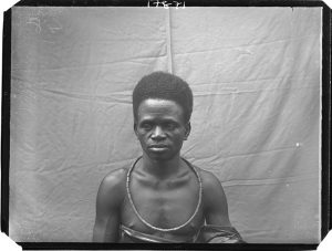 Chief Osula, Benin City, 1909. Photograph by N. W. Thomas. (NWT 45; RAI 400.17871)