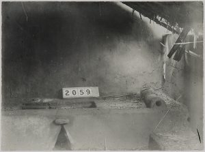 N. W. Thomas, Still Life, Mud bed with hole underneath for fire, Awka. NWT 2059. MAA P.30482.