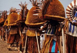 Jean Borgatti's photograph of Eliminya or Igugu festival, 1973.