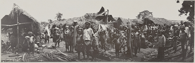 Northcote Thomas panoramic photograph, Nigeria 1910-13