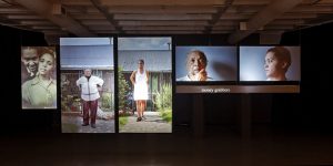 Sue Williamson, There's Something I Must Tell You video installation, 2013