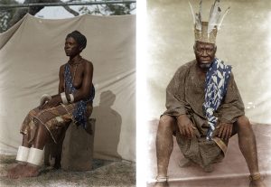 Chiadikoni Nwaubani colourised versions of Northcote Thomas photographs (NWT 2972 and 2227)
