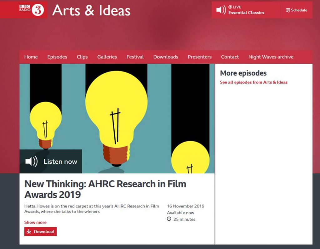 BBC Radio 3 Arts & Ideas Podcast