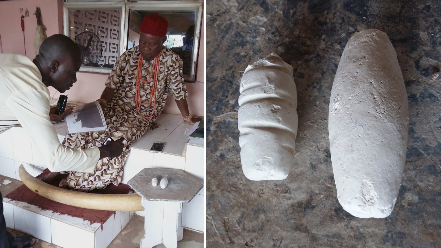 Nzu, orhue, sacred chalk [Re]Entanglements