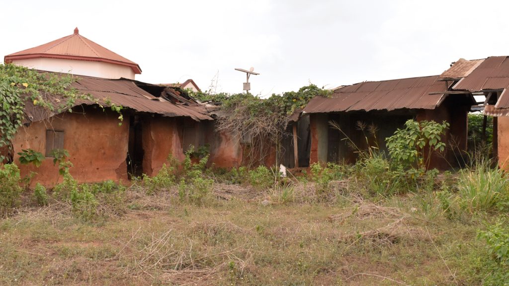 Ruins of old palace, Ubiaja, Edo State, Nigeria.